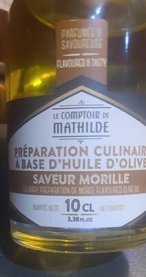 Huile d'olive front packaging