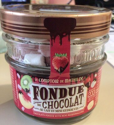 Fondue lait et mini guimauve front packaging