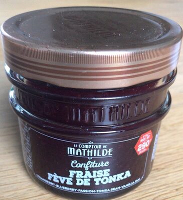 Confiture fraise fève de tonka front packaging