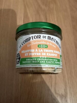 Rillettes à la truite fumée et poivre de Kampot