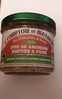 Duo de saumon nature et fumé front packaging