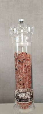 Préparation culinaire a base de sel rose de l'Himalaya