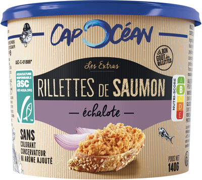 Rillettes Incroyables de Saumon ASC Echalote 140g
