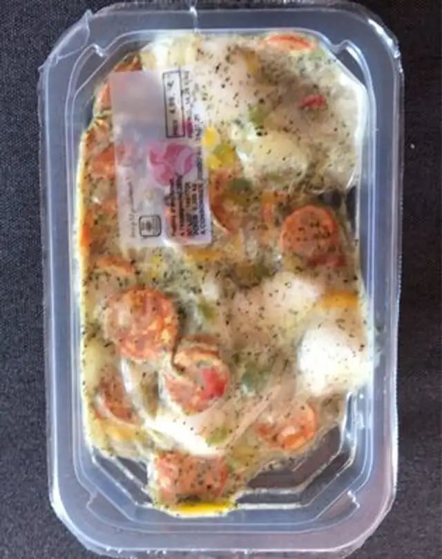 Encornets aux herbes, poivrons,ougnons et chorizo
