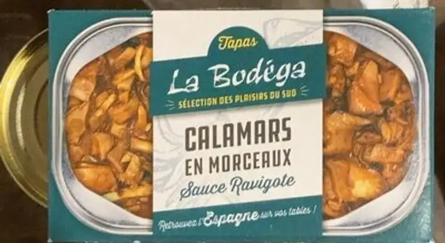 Calamars en morceaux sauce ravigote