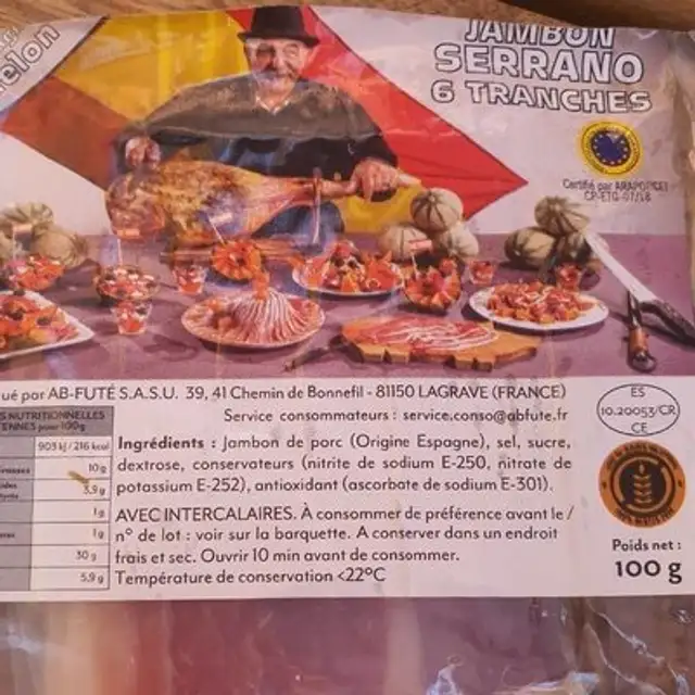 Jambon serrano