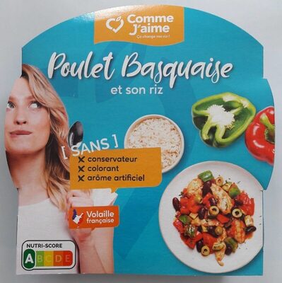 Poulet Basquaise et son riz