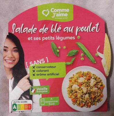 Salade de blé au poulet et ses petits légumes