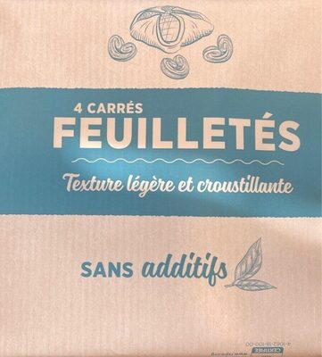 4 carrés feuilletés