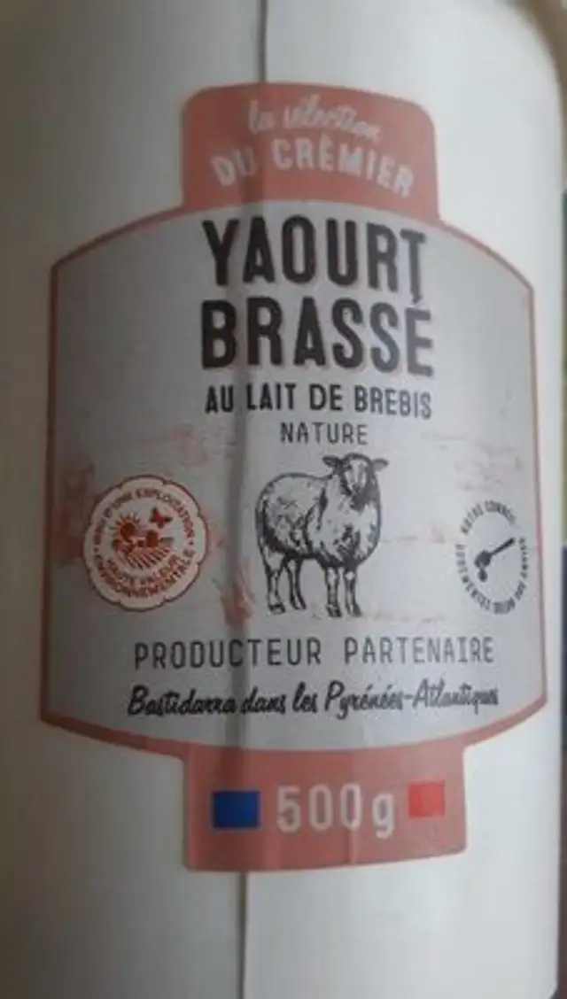 Yaourth brassé au lait de brebis