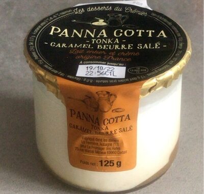 Panna cotta caramel front packaging