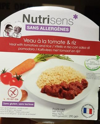 VEAU A LA TOMATE ET RIZ