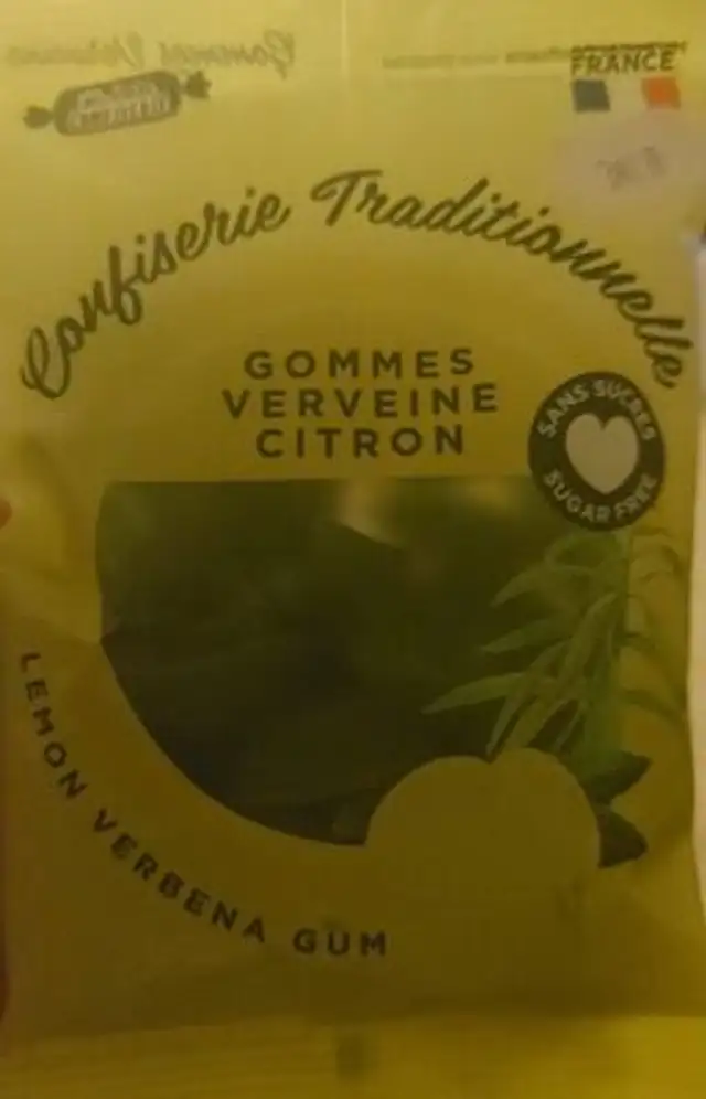 Gomme verveine citron