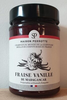 Fraise vanille de Madagascar front packaging