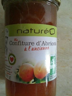 Confiture d'abricot à l'ancienne front packaging