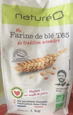 Farine de blé T65 front packaging