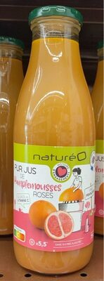 Jus de pamplemousses roses