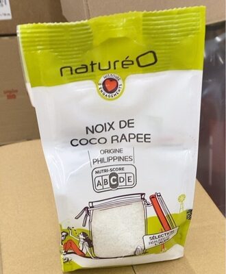 Noix de coco râpée front packaging