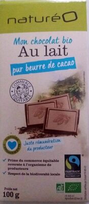 Mon chocolat bio au lait