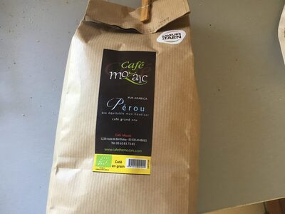 Café en grain Pérou bio équitable