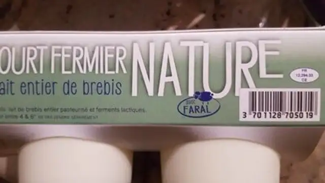 Yaourt fermier nature