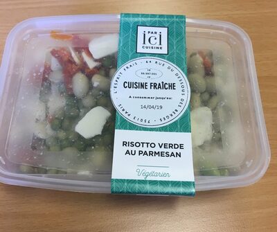 Risotto verde au parmesan