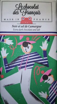 Le chocolat des Français (noir et sel de Guérande) front packaging