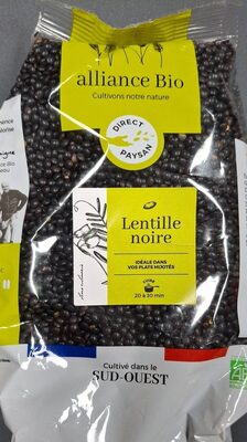 Lentilles noires Bio