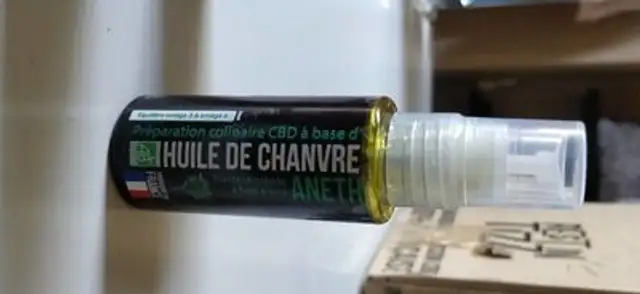 Huile culinaire au CBD