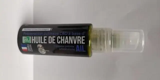 Huile de chanvre au CBD Ail