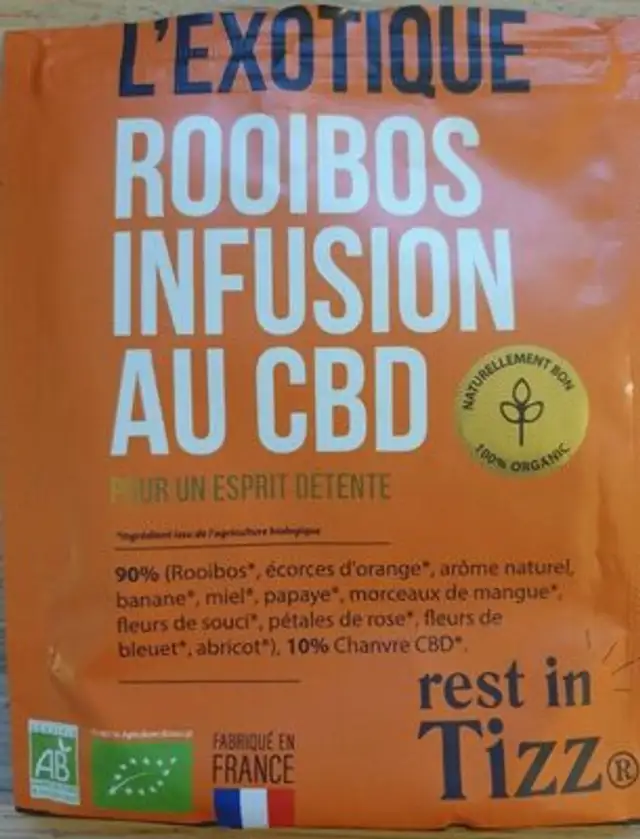 Rooibos infusion au CBD