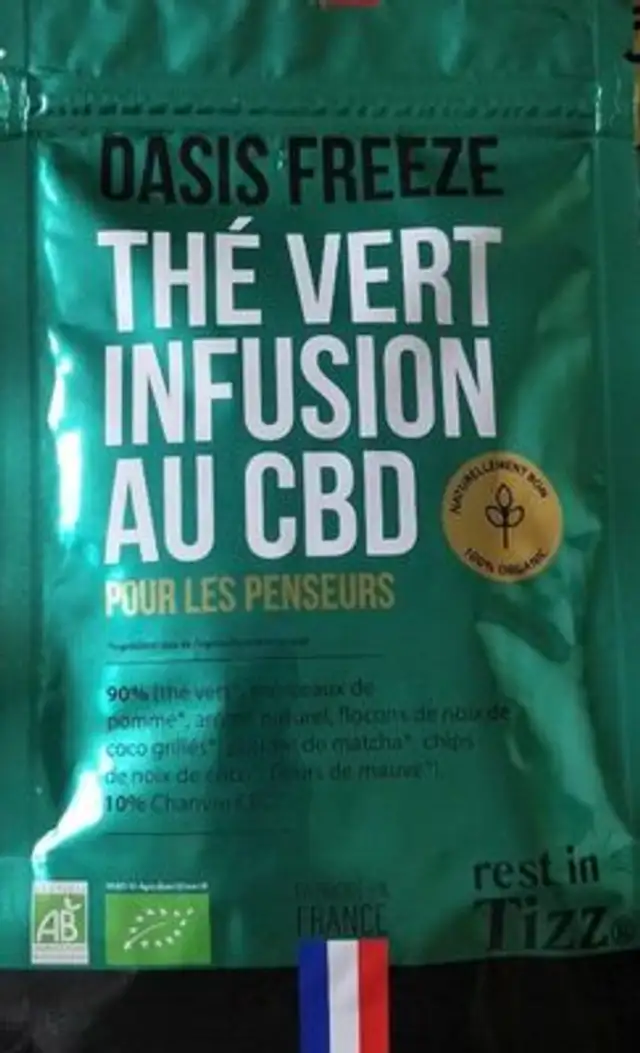 Thé vert au CBD