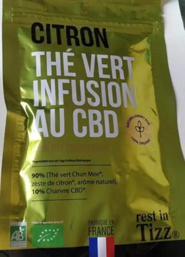 Thé vert au CBD