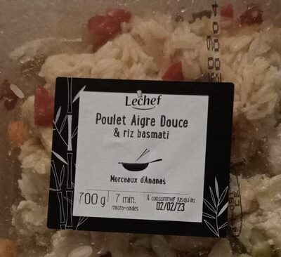 Poulet Aigre douce & riz basmati