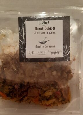 Boeuf bulgogi et riz aux légumes