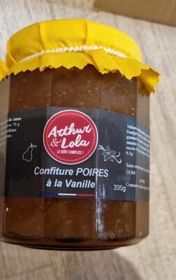 Confiture poires à la vanille