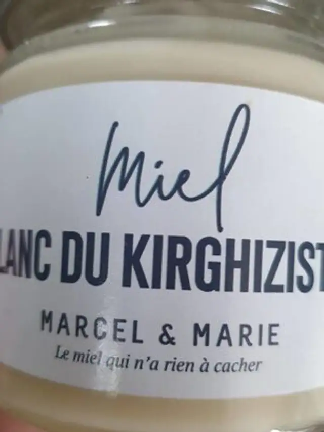 Miel blanc du kirghizistan