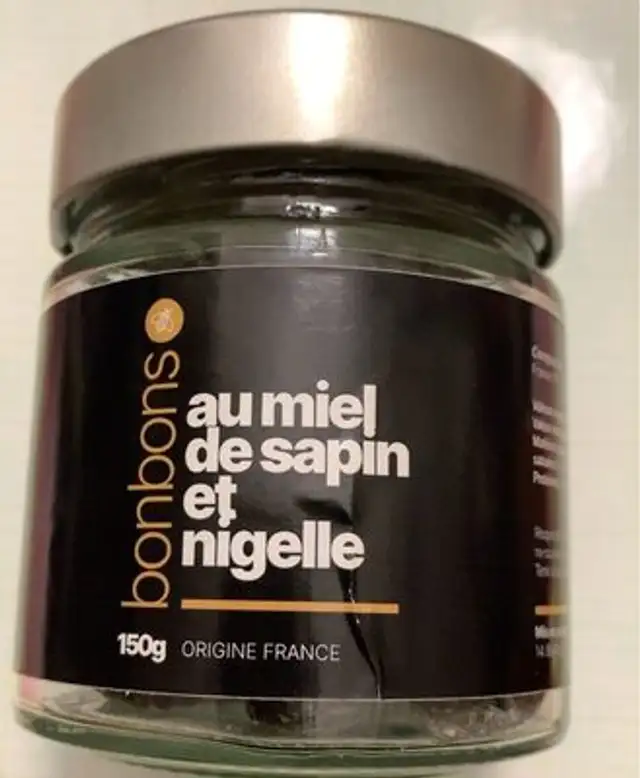 Bonbons au miel de sapin et nigelle