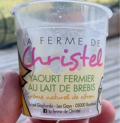 Yaourt fermier au lais de brebis front packaging