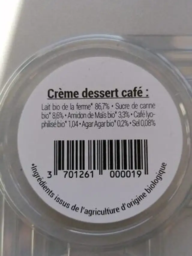 Spécialités Petiot au café nutrition facts table
