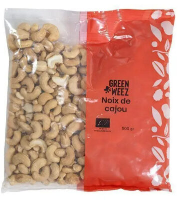 Noix de cajou bio front packaging
