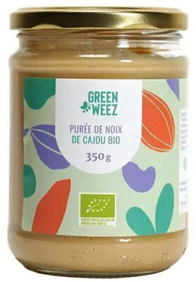 Purée de noix de cajou bio front packaging