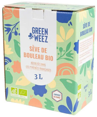 Sève de bouleau bio front packaging
