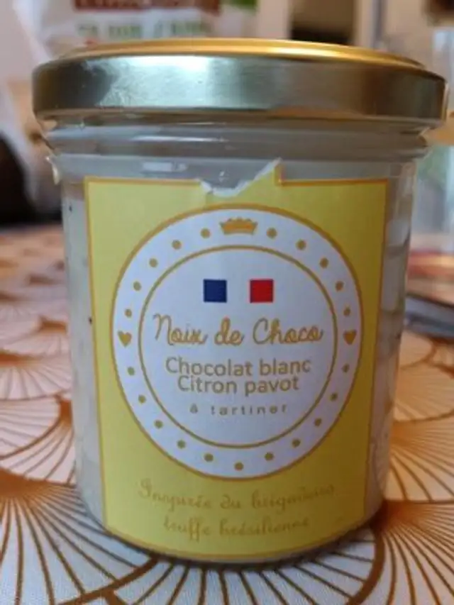 Chocolat blanc citron pavot