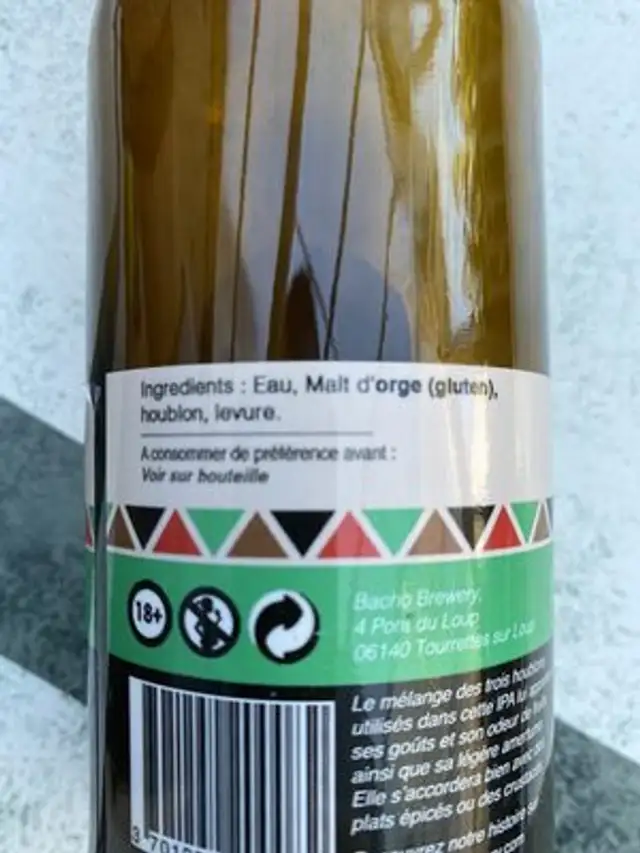 Unknown ingredients label