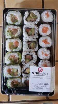 California saumon et maki mixte