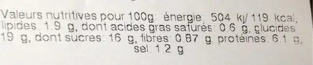 Gyudon bowl au boeuf nutrition facts table