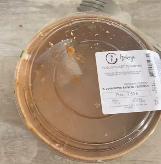 Bobun poulet teppanyaki