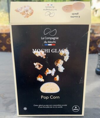 Mochi glacé pop corn front packaging