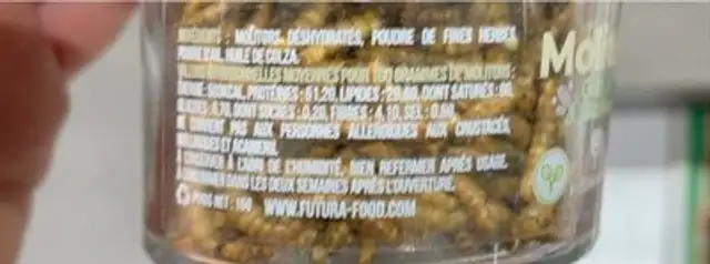 Molitors Ail et fines herbes nutrition facts table